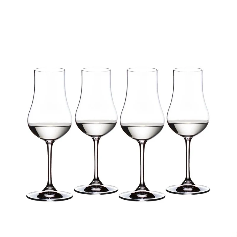 20 cl - Aquavit Calice Grappa in Vetro - Set 4 Pezzi