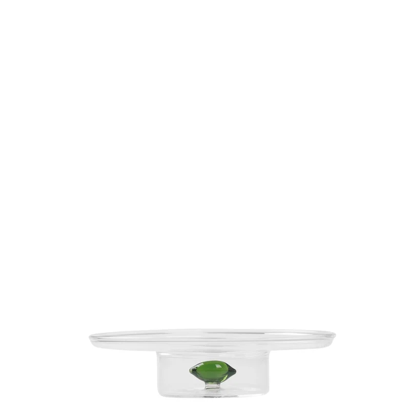 12 cm - Teca Tasting Alzatina Da Degustazione Fatta a Mano In Vetro Borosilicato
