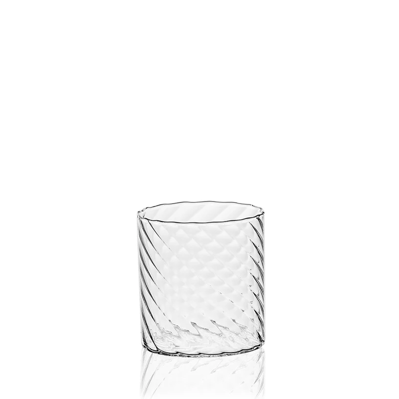 32 cl - Twist Bicchiere Cocktail Tumbler Soffiato a Bocca In Vetro Borosilicato - Set 6 Pz