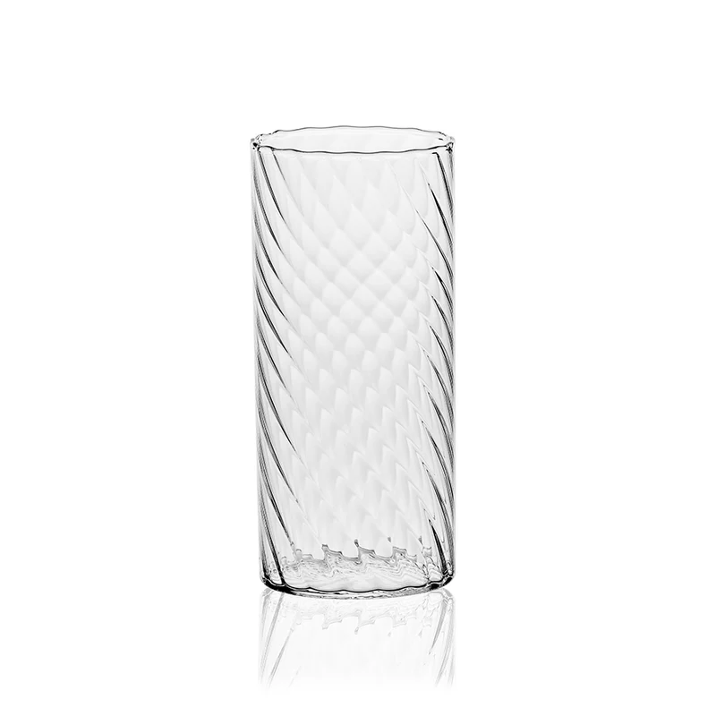 45 cl - Twist Bicchiere Cocktail Highball Soffiato a Bocca In Vetro Borosilicato - Set 6 Pz
