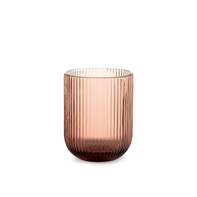 28 cl - Peony Bicchiere Acqua In Vetro - Set 6 Pz