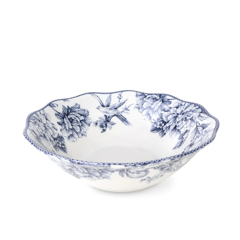 25.5 cm - Kensington Insalatiera Decorata In Porcellana