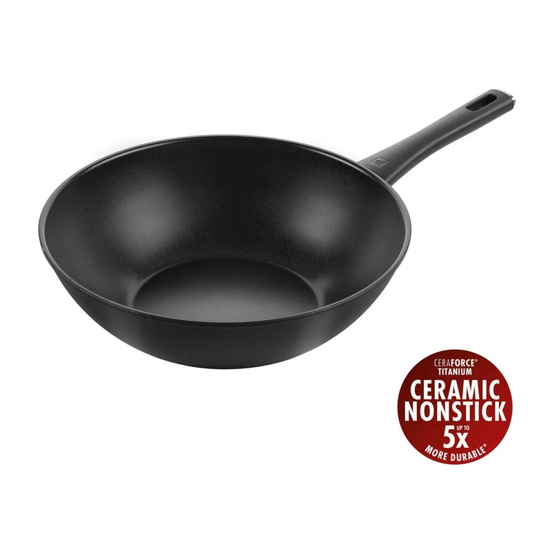 30 cm - Madura Wok Antiaderente In Alluminio