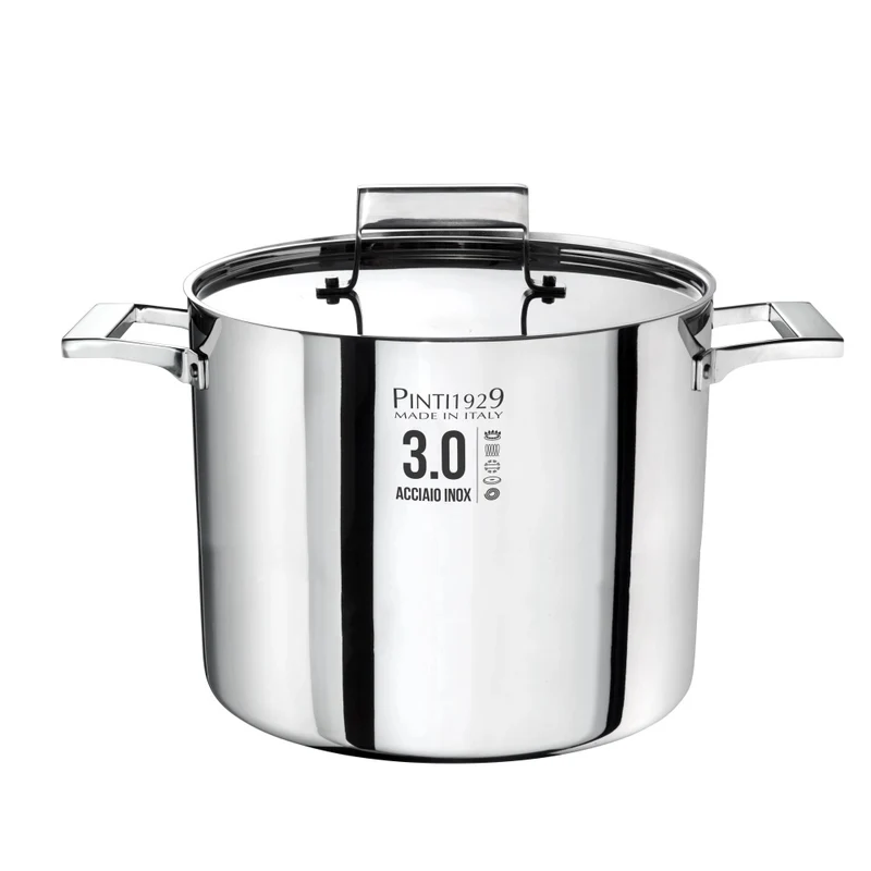 3.0 Pentola Con Coperchio Induzione In Trimetallo