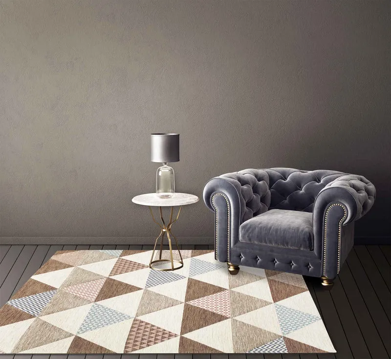 Tappeto Arredo Moderno Antiscivolo in Ciniglia Made in italy Cotone Il Gruppone