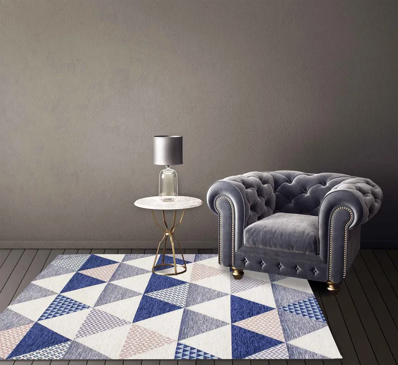 Tappeto Arredo Moderno Antiscivolo in Ciniglia Made in italy Cotone Il Gruppone