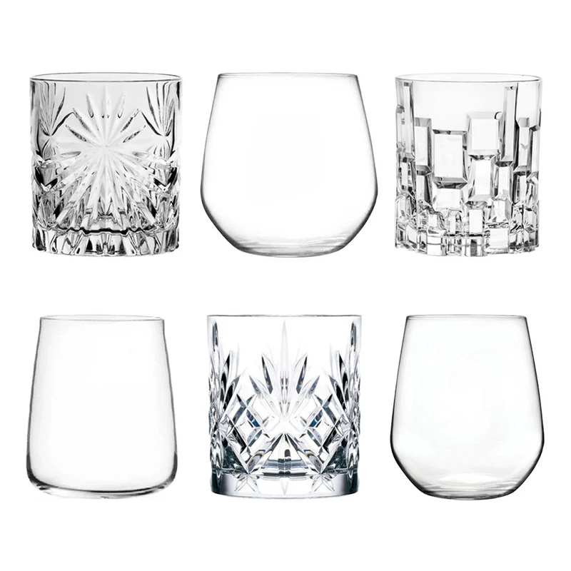 Mosaic Bicchieri Acqua MixedUp Assortiti In Vetro - Set 6 Pz