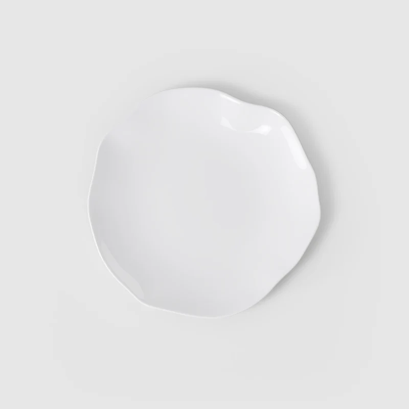 17.1 cm - Pura Piatto Pane In Porcellana Premium - Set 6 Pz