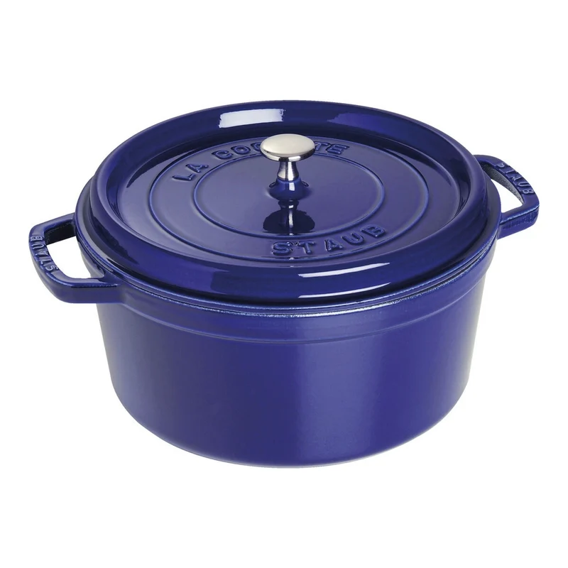 28 cm - Cocotte Casseruola Rotonda In Ghisa Smaltata