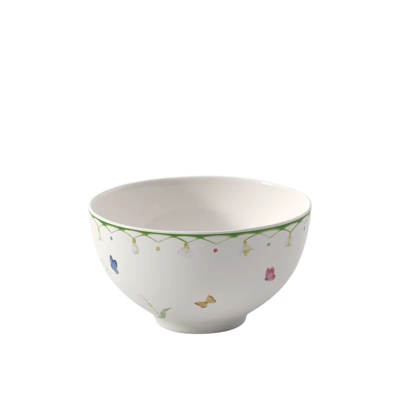 47 cl - Colorful Spring Ciotola Cereali In Porcellana Premium - Set 4 Pz