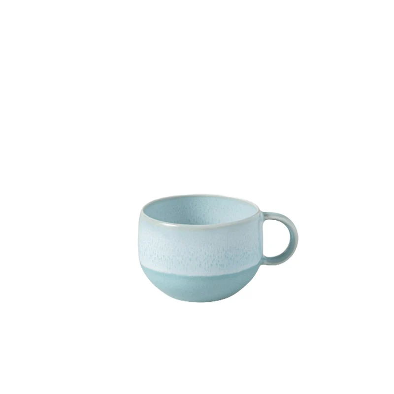 6 cl - Perlemor Aqua Tazzina Caffè Espresso In Porcellana Premium - Set 6 Pz