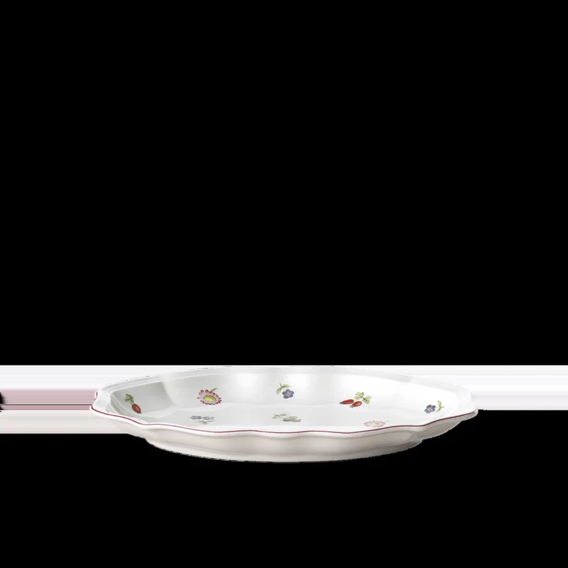 24 cm - Petite Fleur Raviera Piatto Da Portata Ovale In Porcellana Premium