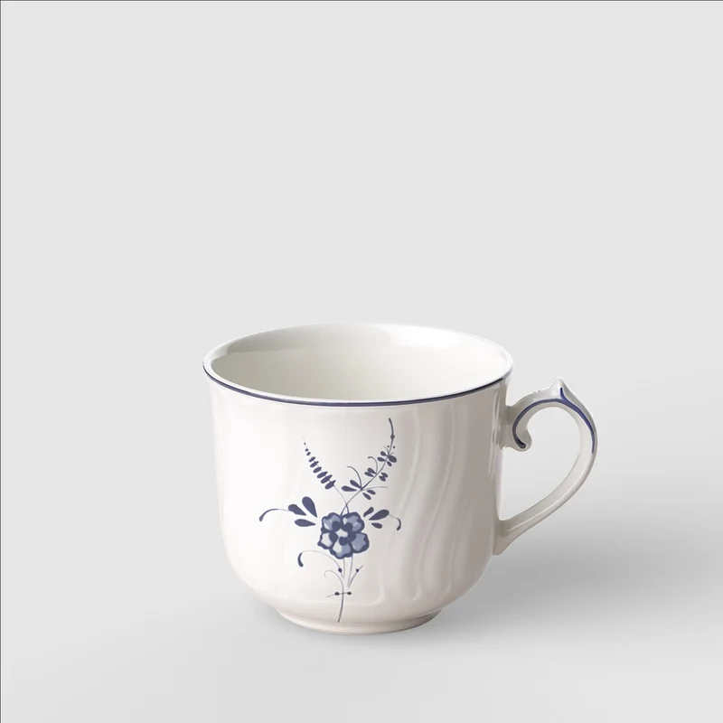 24 cl - Vieux Luxembourg Tazza Cappuccino In Porcellana Premium - Set 6 Pz
