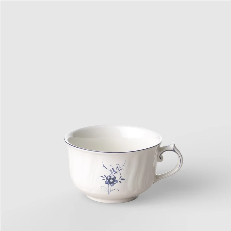 15 cl - Vieux Luxembourg Tazza Tè In Porcellana Premium - Set 6 Pz