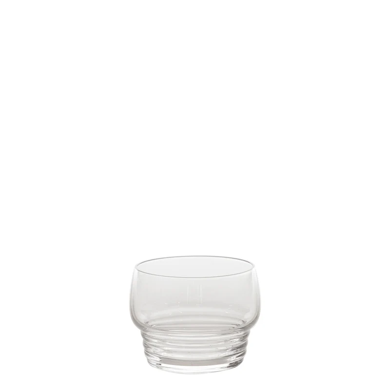 26 cl - Righe Bicchiere Acqua In Vetro - Set 4 Pz