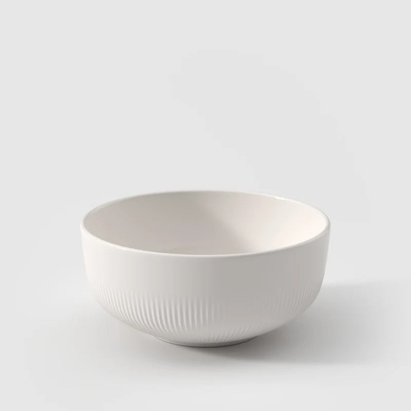 55 cl - Afina Ciotola Cereali In Porcellana - Set 4 Pz