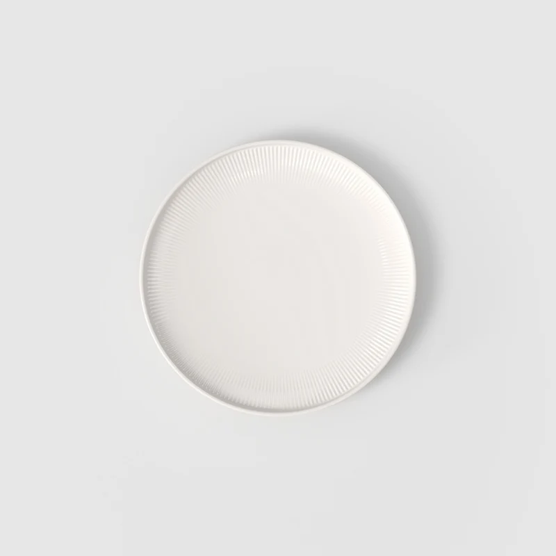22 cm - Afina Piatto Dessert In Porcellana - Set 6 Pz