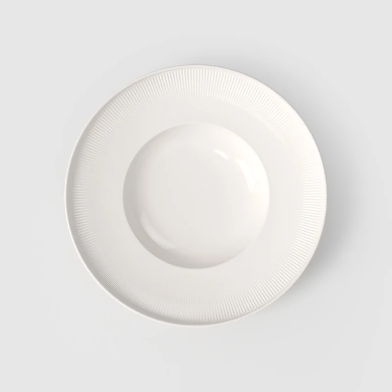 29.2 cm - Afina Piatto Fondo In Porcellana - Set 4 Pz