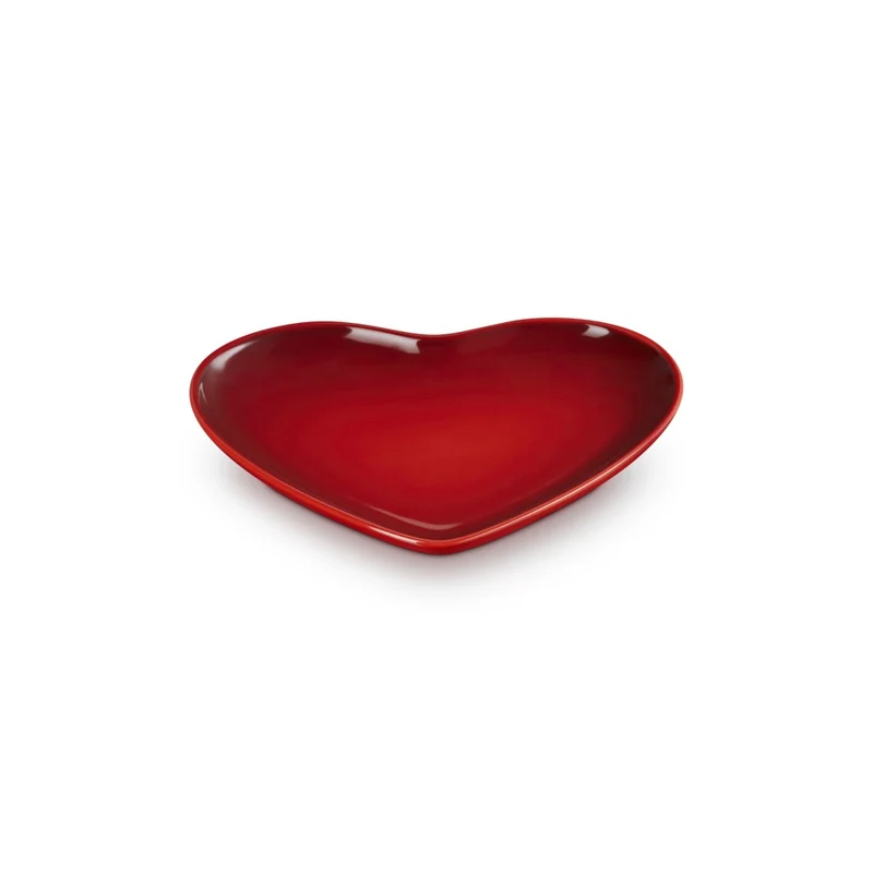 23 cm - Cuore Piatto Piano In Gres Vetrificato