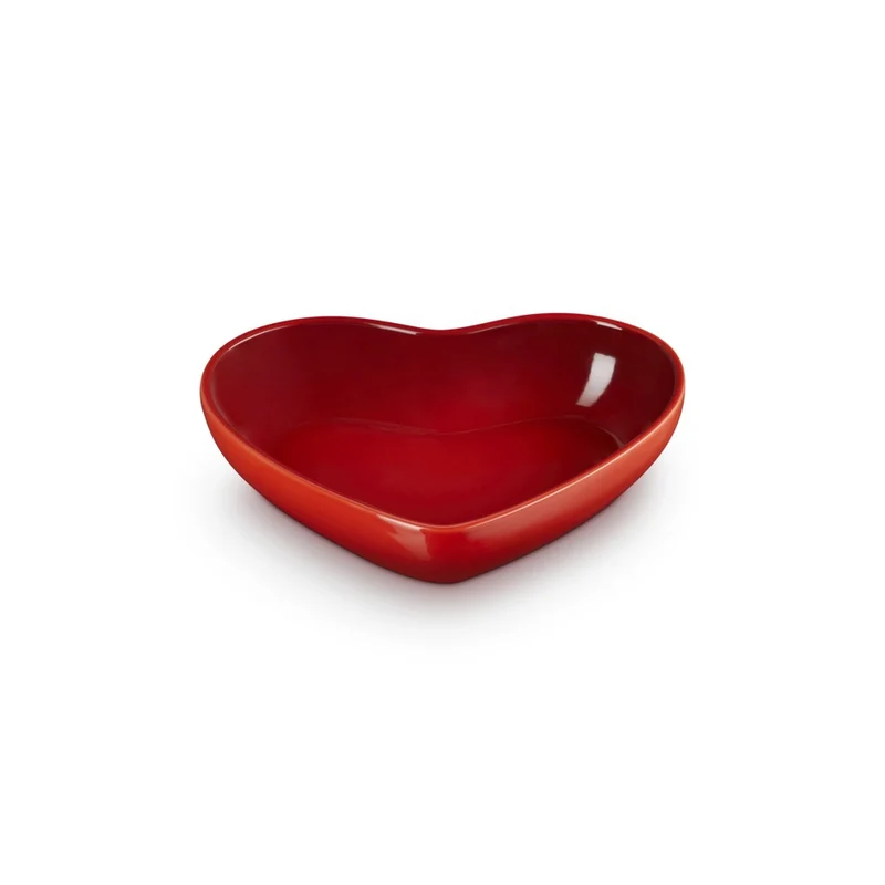 20 cm - Cuore Piatto Fondo In Gres Vetrificato