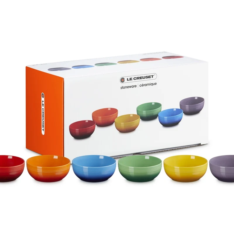 16 cm - Coupe Ciotola Cereali In Gres Vetrificato Set 6 Pz