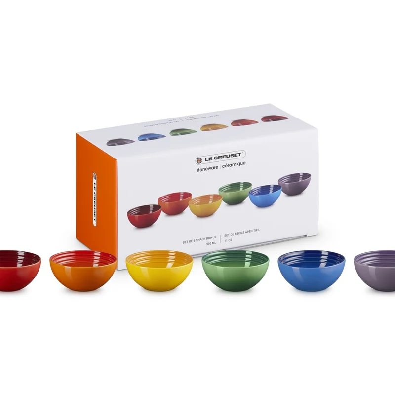 12 cm - Arte Della Tavola Vancouver Ciotola Snack In Gres Vetrificato Set 6 Pz