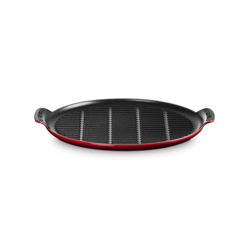32 cm - Tradition Grill Rotondo Extralarge In Ghisa Vetrificata