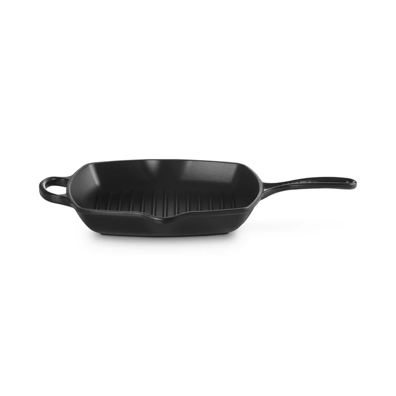 26 cm - Evolution Skillet Bistecchiera Quadrata In Ghisa Vetrificata