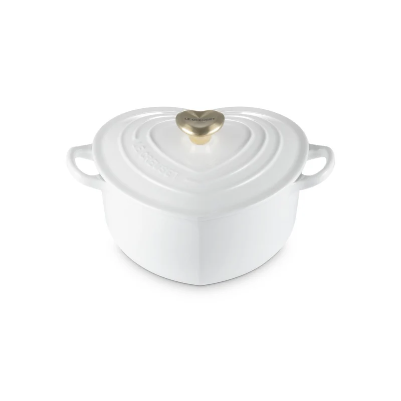 20 cm - Tradition Cuore Casseruola In Ghisa Vetrificata