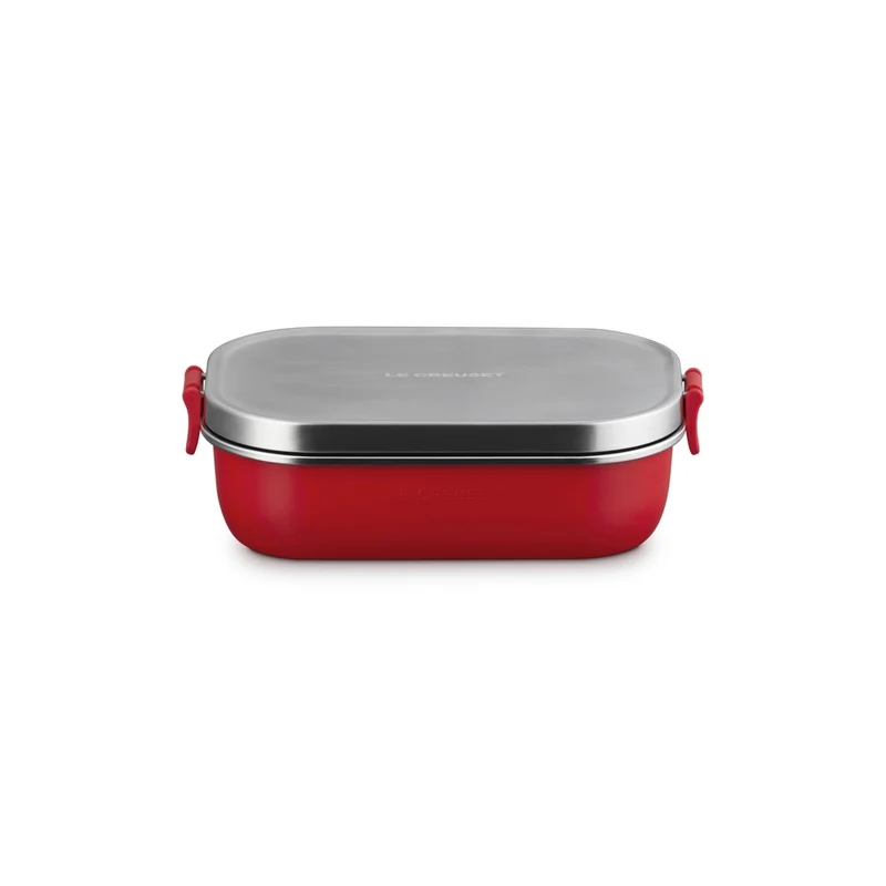 90 cl - On The Go Lunch Box Contenitore Per Alimenti Rettangolare In Acciaio Inox