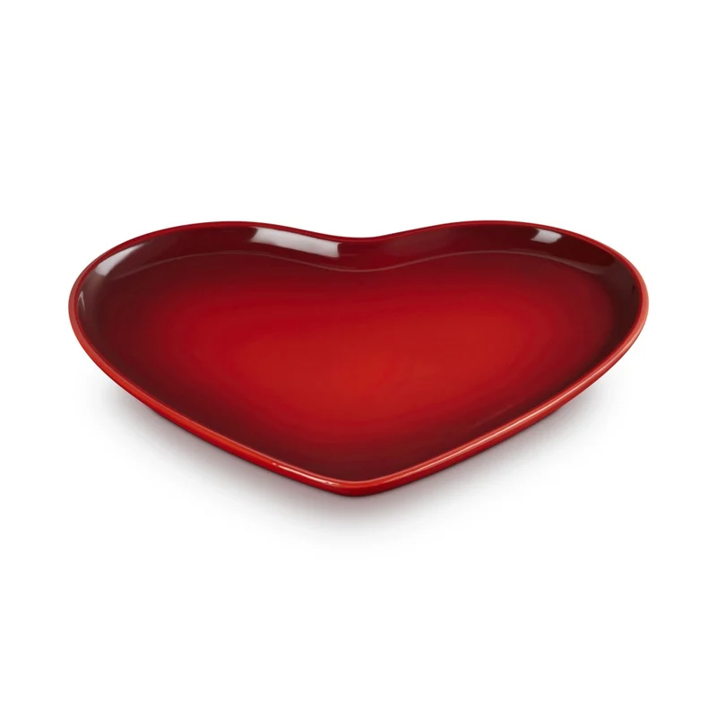 32 cm - Cuore Vassoio In Gres Vetrificato