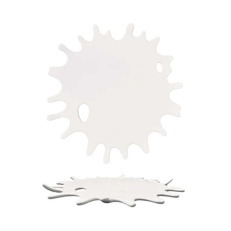 26 cm - Selecta Splash Piatto Piano In Porcellana Set 3 Pz