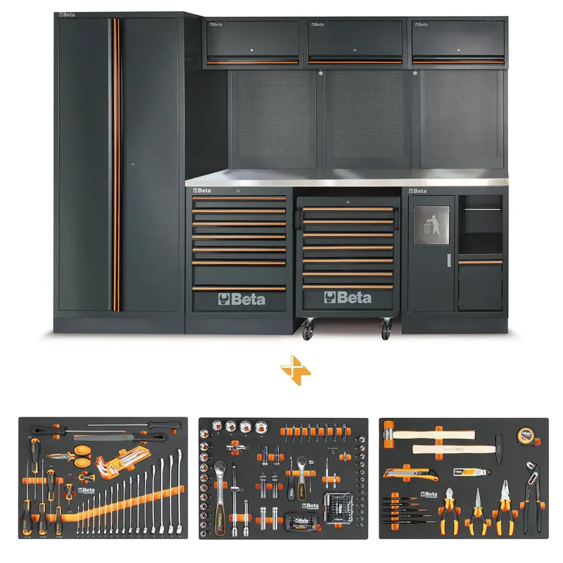 Arredo officina Beta C45PRO X con 196 Utensili Omaggio