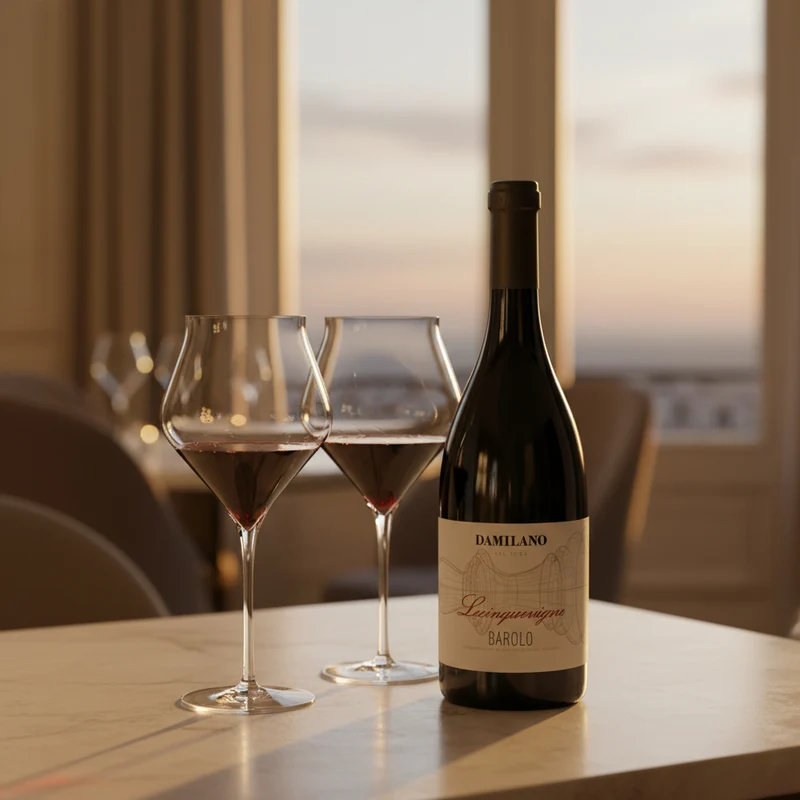 Barolo DOCG 2019 Le Cinquevigne Damilano + 6 Calici Burgundy Supremo 65 cl