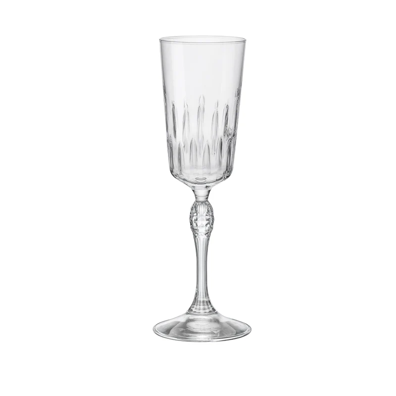 21 cl - Celebrazione Calice Flute In Vetro Set 12 Pz