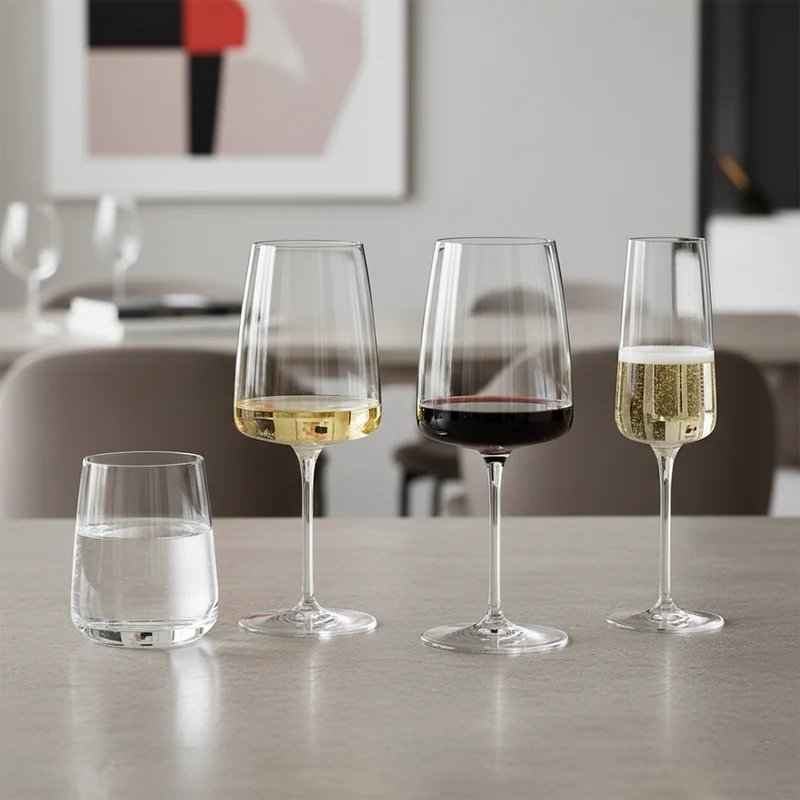 Nexo Set Calici e Bicchieri In Vetro - Set 24 Pz