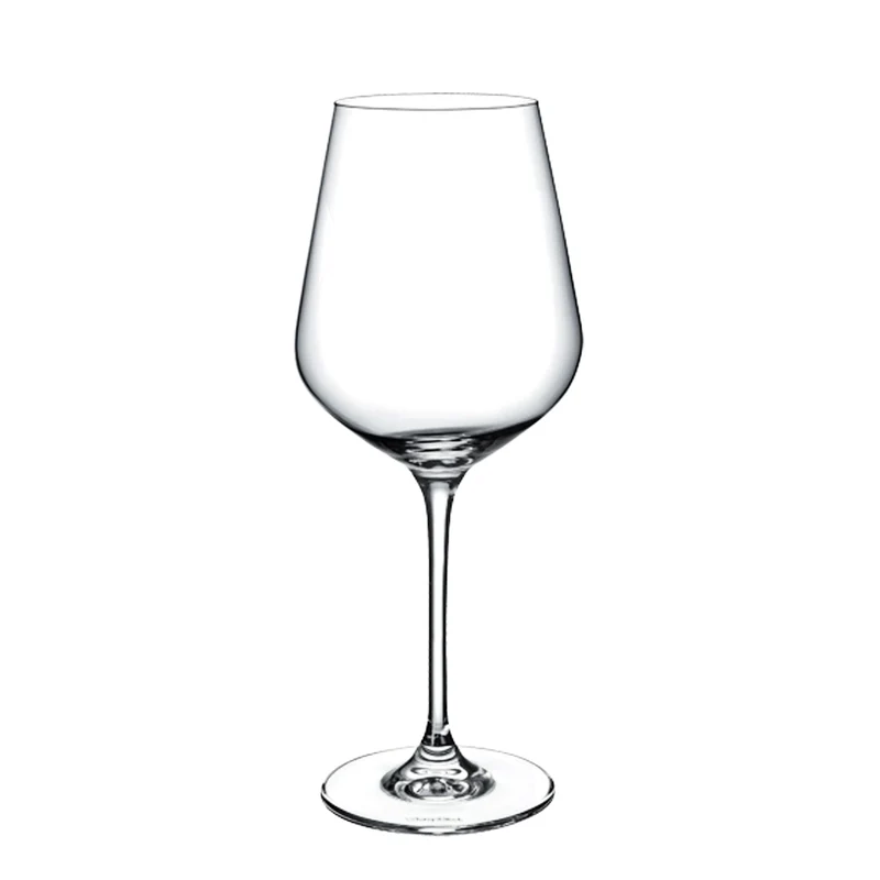 25 cl - La Divina Calice Vino Rosso Bordeaux In Vetro Set 4 Pz