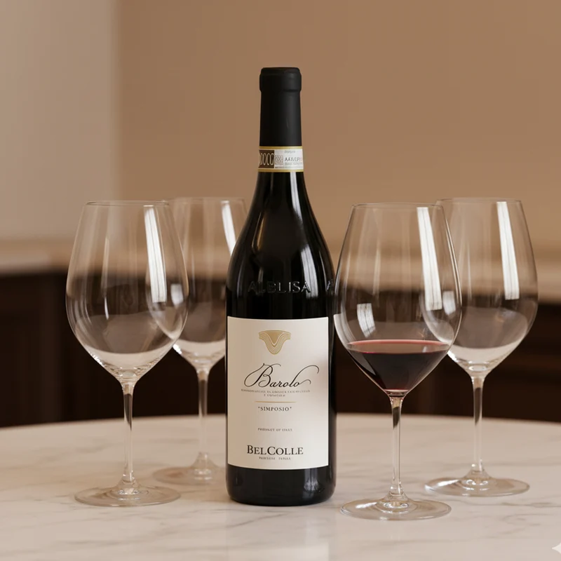 Simposio Barolo DOCG 2021 Magnum + 4 Calici Wine Friendly Riedel 99.5 cl