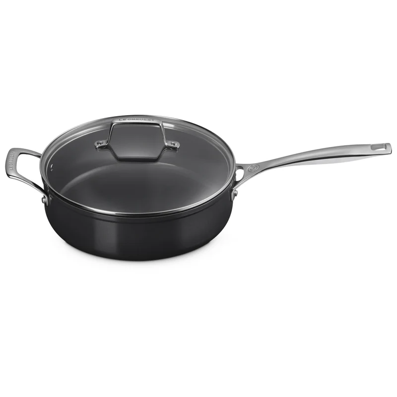 26 cm - Essential Padella Sautè con Coperchio Antiaderente Con Rivestimento In Ceramica In Acciaio Inox