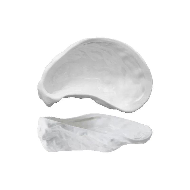 12.5x7.8 cm - Oyster Coppetta In Porcellana Set 4 Pz