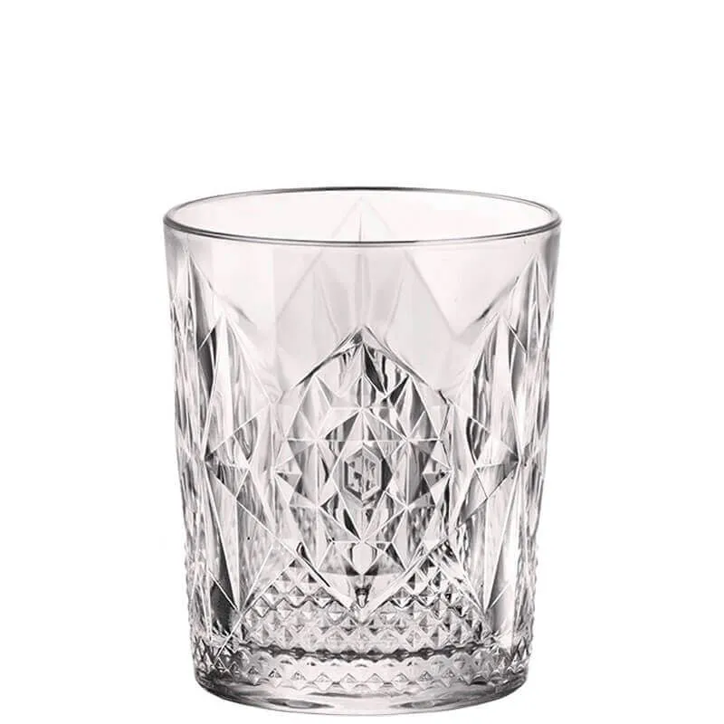 40 cl - Stone Bicchiere Whisky in Vetro - Set 6 Pezzi