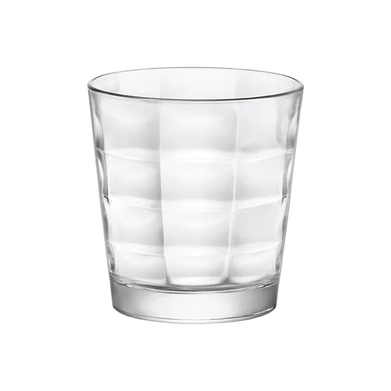 24.5 cl - Cube Bicchiere Acqua in Vetro - Set 6 Pezzi