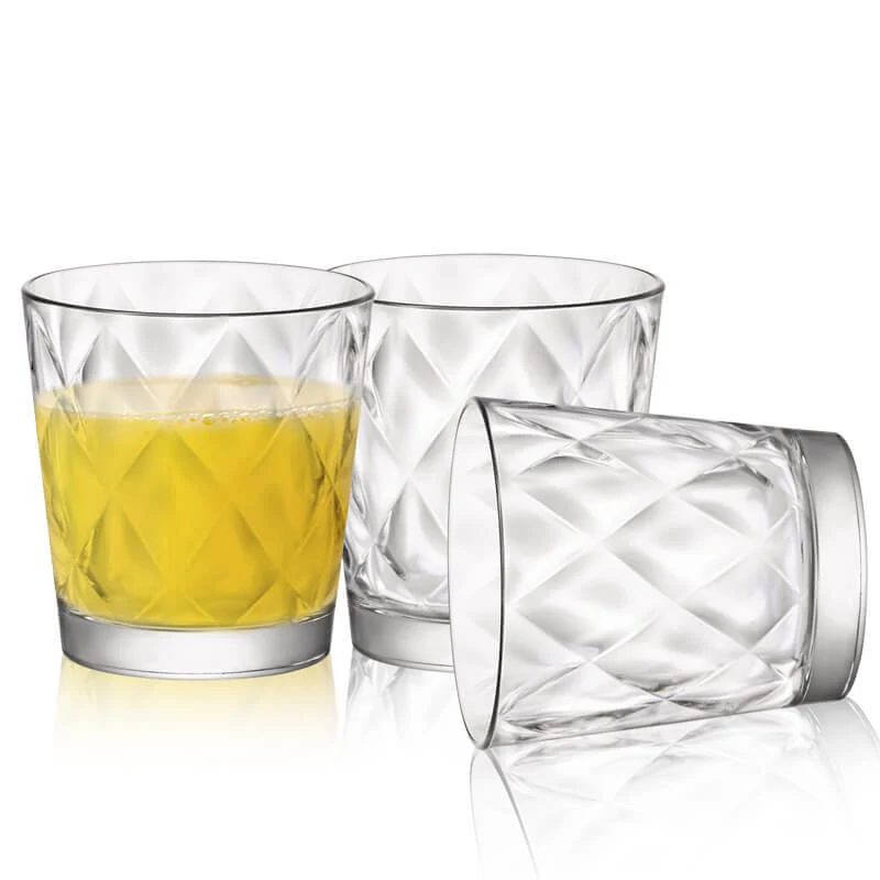 24 cl - Kaleido Bicchiere Acqua in Vetro - Set 6 Pezzi