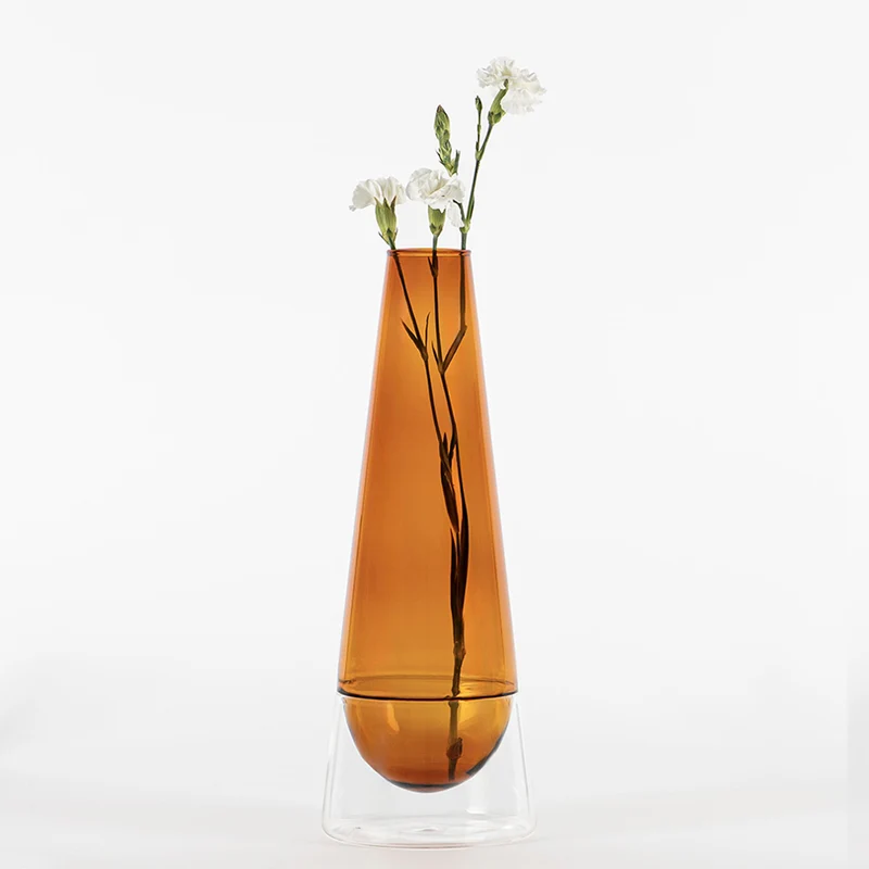 30 cm - Conosfera Vaso Fiori In Vetro Borosilicato