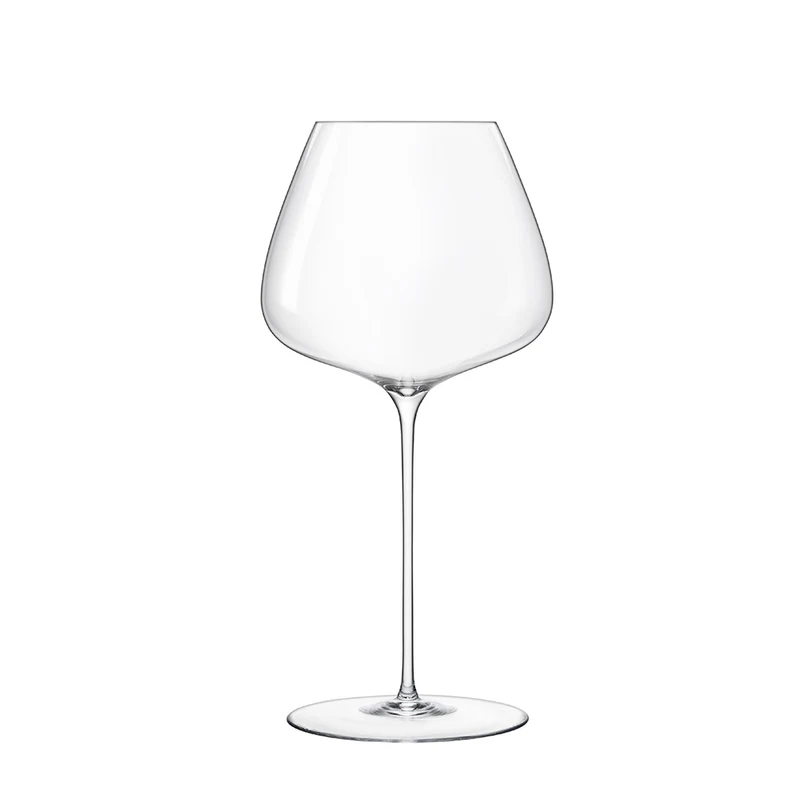 87 cl - Sapientia Burgundy Calice Vino Rosso Soffiato a Bocca In Vetro Set 2 Pz