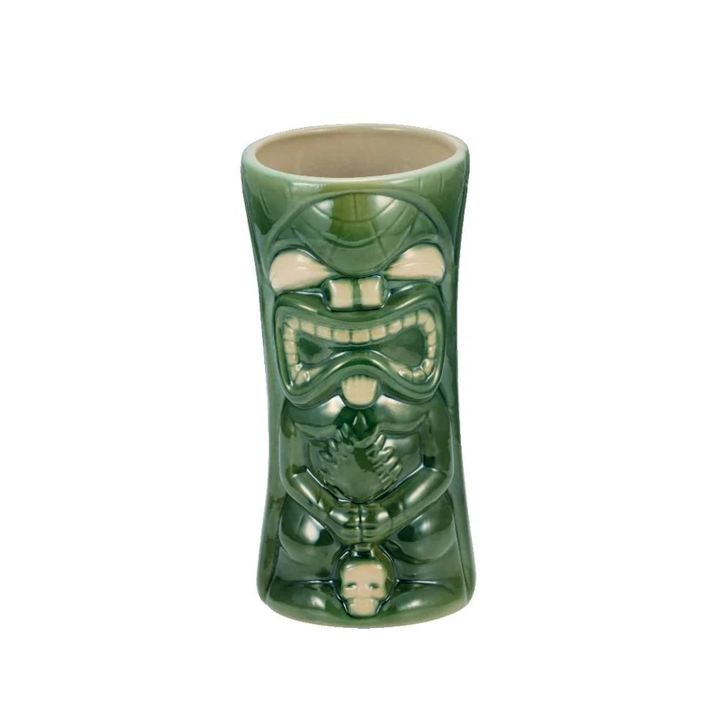 60 cl - Tiki Maori Bicchiere Cocktail Mug In Ceramica