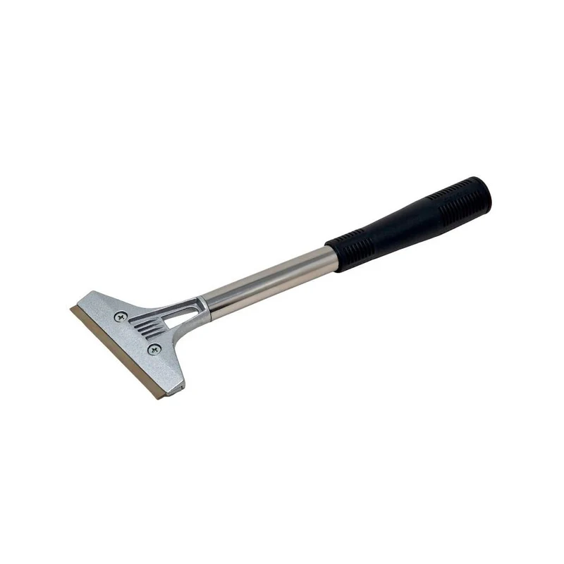 31 cm - Raschietto Griglia In Acciaio Inox Con Manico In Alluminio e Propilene