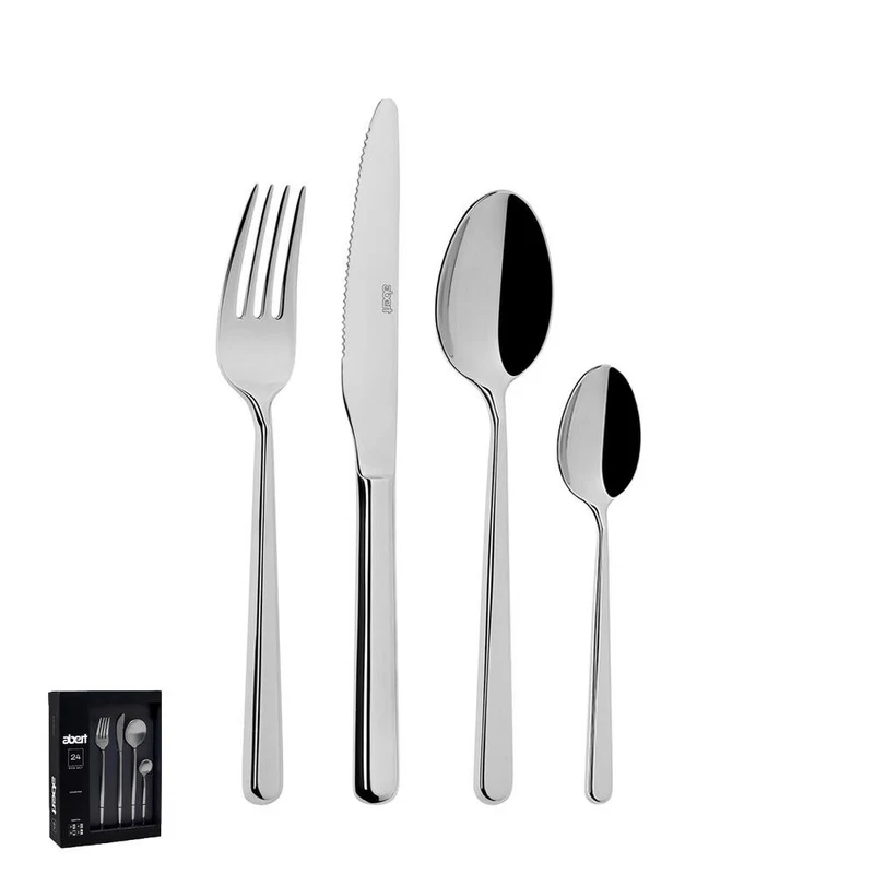 Luna Servizio Posate In acciaio Inox 18/10 Set 24 Pz