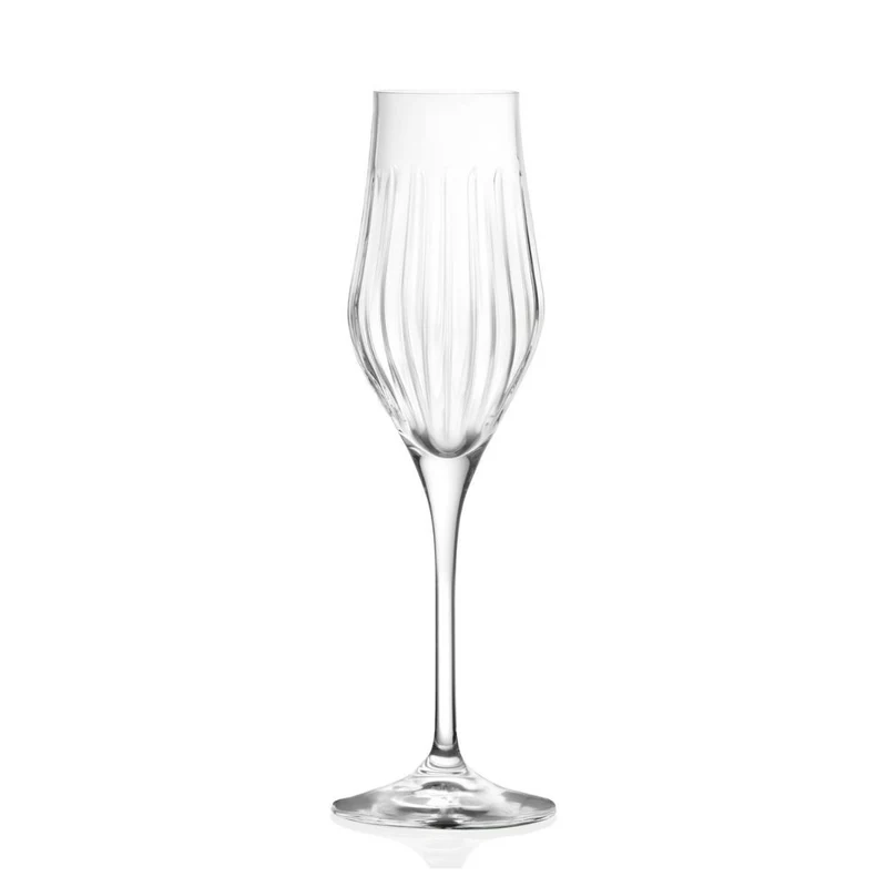 23 cl - Timeless Calice Flute Vetro Set 6 Pz