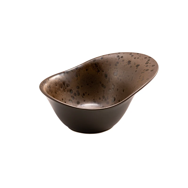 60 cl - Phobos Coppa Petalo Ovale In Stoneware Set 4 Pz